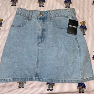 NWT jean skirt
